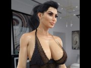 Preview 1 of Kim Kardashian Camel toe Pussy - 3D Parody
