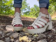 Preview 6 of Outdoor sandals crush 😉 more and full videos in JuliaApril @ onlyfans
