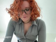 Preview 2 of virgin humiliation and pegging from futa coworker - full video on Veggiebabyy Manyvids