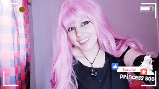 Candy pink wig