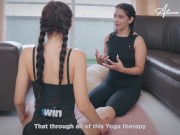 Preview 4 of O profesoară profită de eleva ei la un curs de "yoga tantrică