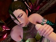 Preview 5 of LOL Hentai Kaisa KDA Full Animation Threesome Hard Sex 3D Porn Dark Green Hair Color Edit Smixix