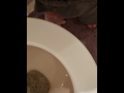 Preview 3 of Midget went to the toilet, took off his panties and cum twice pulling the foreskin