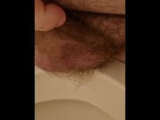 Preview 5 of Midget went to the toilet, took off his panties and cum twice pulling the foreskin