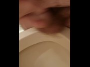 Preview 6 of Midget went to the toilet, took off his panties and cum twice pulling the foreskin