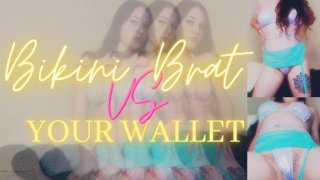 Bikini VS Your Wallet (Preview) Femdom Mesmerize Mind Fuck JOI Ass Worship