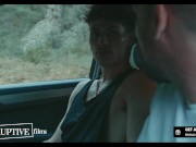 Preview 3 of Gay Hitchhiker Picked Up & Fucked For Ride Home By Muscle Hunk - DisruptiveFilms