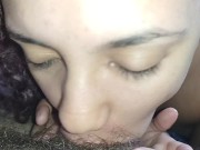Preview 1 of my greedy mouth bursts at the bottom of the hard cock that explodes your delicious creampie
