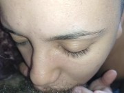 Preview 5 of my greedy mouth bursts at the bottom of the hard cock that explodes your delicious creampie