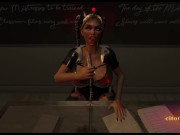 Preview 5 of Citor3 3D VR Game blonde latex nurse sucks cum through urethra probe