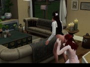 Preview 6 of Dirty SLUT Seduces COUPLE and Ends in THREESOME (TRAILER) Sims 4 - SluttySims