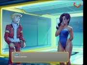 Preview 5 of Space Rescue ep Especial cenas da Luna - Fudendo o Cu da morena em Gravidade Zero