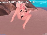 Preview 1 of Getting Fucked Hard in a Tiny Bikini. Beach Date Gone Wrong! Vtuber Kanako gets a tan!