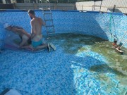 Preview 3 of My boss filmed me fucking me in the pool - 397