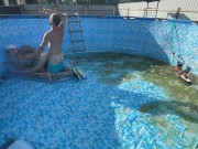 Preview 6 of My boss filmed me fucking me in the pool - 397