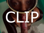 Preview 2 of CLIP BLOWJOB WITH DIVING MASK