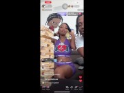 Preview 2 of LIL D & LUCKY HUSTLA PLAY JENGA ON LIVE FOR....