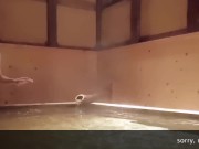 Preview 2 of Lovey-dovey bathing in a spacious private bath at a hot spring inn（no sex scene）.