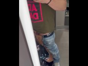 Preview 4 of Mexican stud sucks me off in dressing room