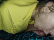 Preview 2 of Sweet blowjob and rimming from a little slut