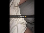 Preview 1 of Turkish Stepsister wants to fuck during sleepover Snapchat