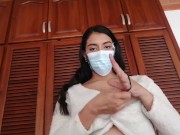 Preview 3 of Licking his cum from the mask - Catalina Days