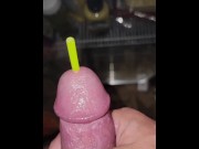 Preview 1 of Glow Stick Dick Urethra Stretching