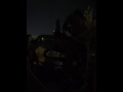 Preview 1 of fucking on hood of car almost caught
