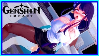 Genshin Impact - Raiden Shogun in the office