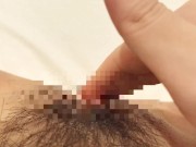 Preview 2 of Big clit masturbation ♡ My clitoris got even bigger (〃∇〃) Amateur/perverted/slut/OL/Japanese/clitori