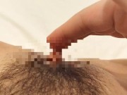 Preview 5 of Big clit masturbation ♡ My clitoris got even bigger (〃∇〃) Amateur/perverted/slut/OL/Japanese/clitori