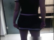 Preview 1 of Student cosplay, dancing and wiggling on my dick. Part 1