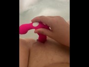 Preview 6 of Watch me play with my wet pussy while taking a bath