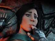 Preview 4 of Futa Bondage Tifa Hardcore Lara Croft BDSM Dominatrix Femdom
