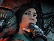 Preview 5 of Futa Bondage Tifa Hardcore Lara Croft BDSM Dominatrix Femdom