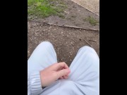 Preview 1 of Strangers reaction to me rubbing my cock through my trackies | public boner | exhibitionist