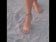 Preview 3 of Soles legs sandy toes worship