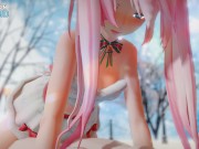 Preview 2 of Miku keeps your Cock Warm