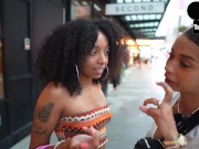 Preview 2 of Ebony Teen Tried To Rob Hot Couple Then Got Fucked 😈🗽🍆 Porn Vlog Ep 17