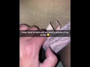 Preview 3 of boyfriend discovers cheating on his girlfriend's snapchat with her boss