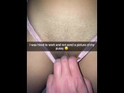 Preview 4 of boyfriend discovers cheating on his girlfriend's snapchat with her boss