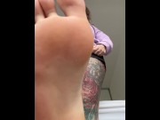 Preview 1 of Your giantess Ashley feet vore and buttcrush