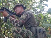 Preview 2 of In the middle of the war there is space to masturbate, Colombian military Latino soldiers real sex