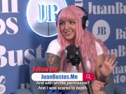 Preview 6 of Ninna fire FIT girl pinkhead RIDES on top like a WHORE | Juan Bustos Podcast