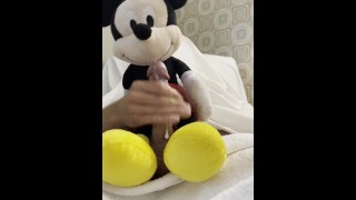 Mickey Mouse Cranks one out! Jerk off and cum!