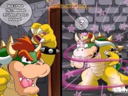 Preview 1 of Peach And Bowsette Get Fucked By Mario's Huge Cock