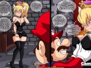 Preview 6 of Peach And Bowsette Get Fucked By Mario's Huge Cock