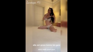 Spanish CREAMPIE does rough ANAL SEX , squirt and hand tied blowjob
