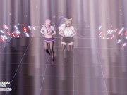 Preview 3 of [MMD] Girl's Generation - Gee Ahri Seraphine Kaisa Hot Kpop Dance League of Legends KDA Hentai