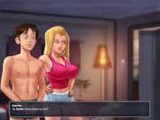 Preview 1 of Summertime saga #94 - Humiliating to her ex boyfriend for his small penis